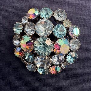 Vintage Crystal Brooch